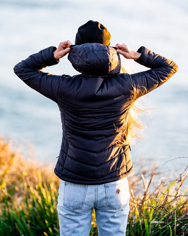 Womens Roam Puffer Jacket | Black