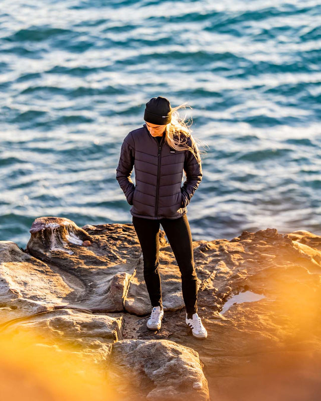 Womens Roam Puffer Jacket | Black