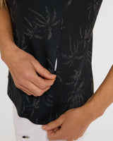 Womens 3/4 Sleeve Jersey | Leopard Palm