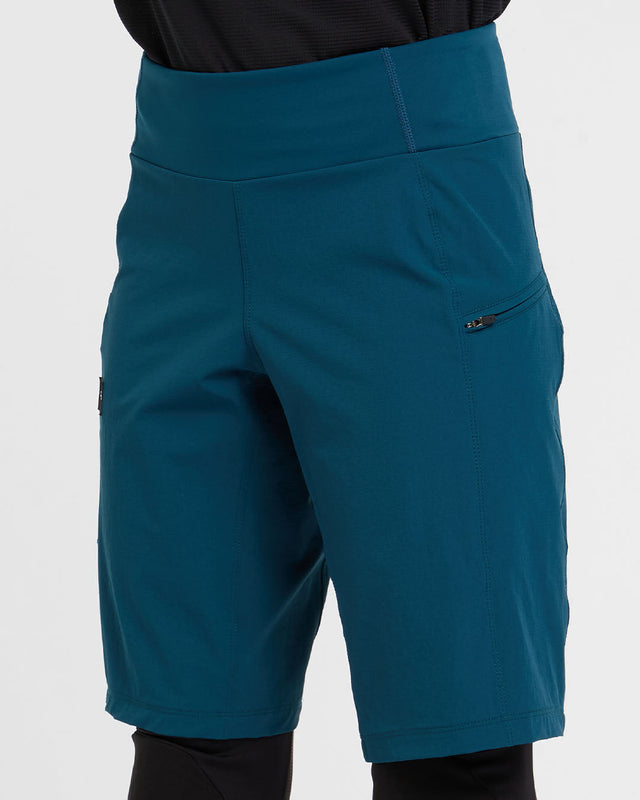 Womens Trail shorts | Morrocan Blue